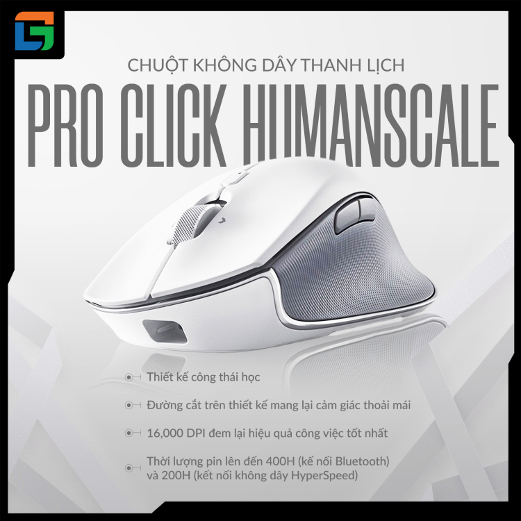 Chuột không dây Pro Click Humanscale